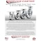 Service Caster 4 Inch Kingpinless V Groove Semi Steel Wheel Swivel Caster Swivel 2 Rigid, 2PK SCC-KP30S420-VGR-2-R-2 - alternate 7